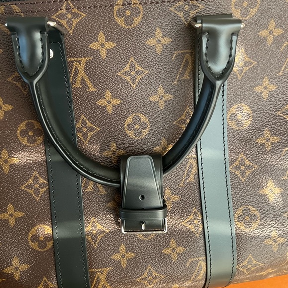 Louis Vuitton Monogram Macassar Keepall 45 Bandouliere - Picture 14 of 16